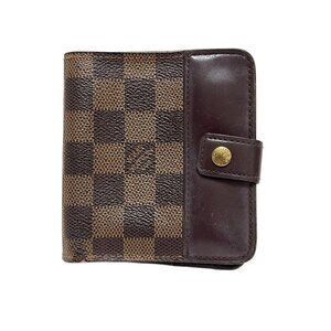 LOUIS VUITTON Compact Zip N61668 Ebene Damier - CA1011 Bifold Wallet